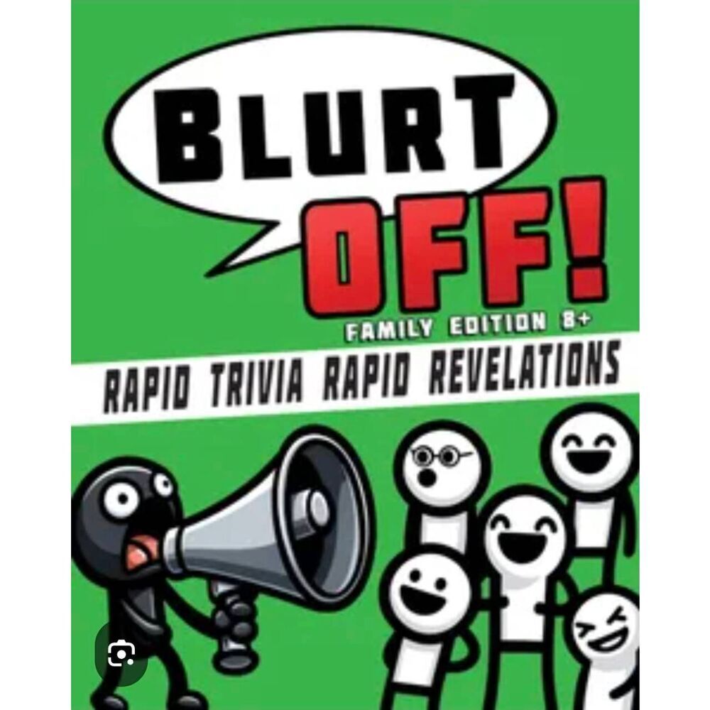 Blurt Off Card Game Family Edition NEW